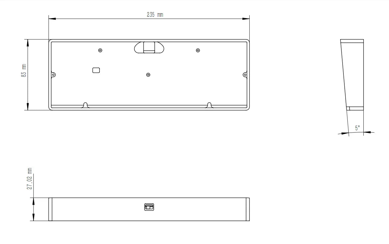YMD Air40 Walnut Keyboard Kit