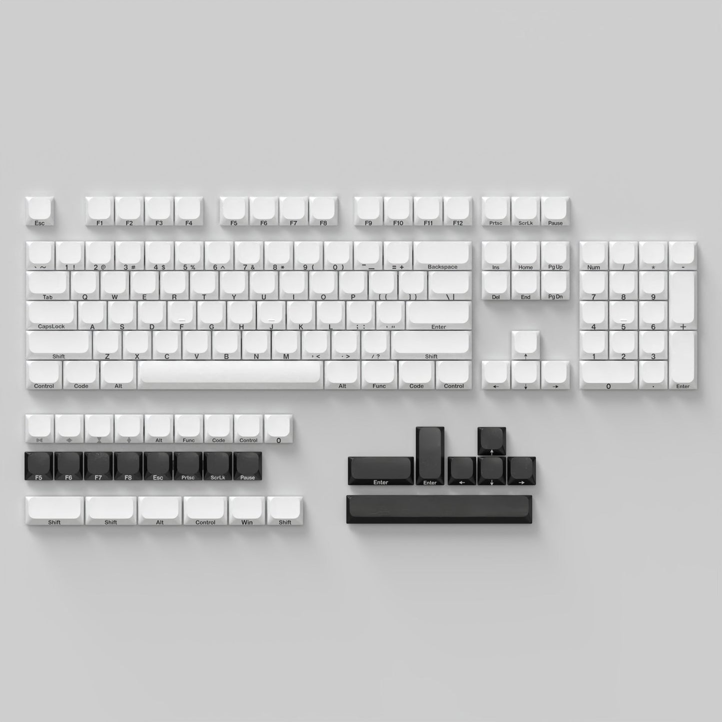 CFX MX Low Profile Keycaps - 134 Keys