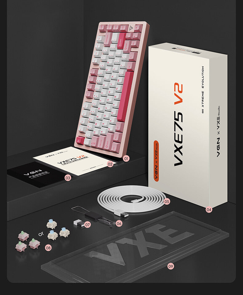VGN VXE75 v2 Aluminium Keyboard