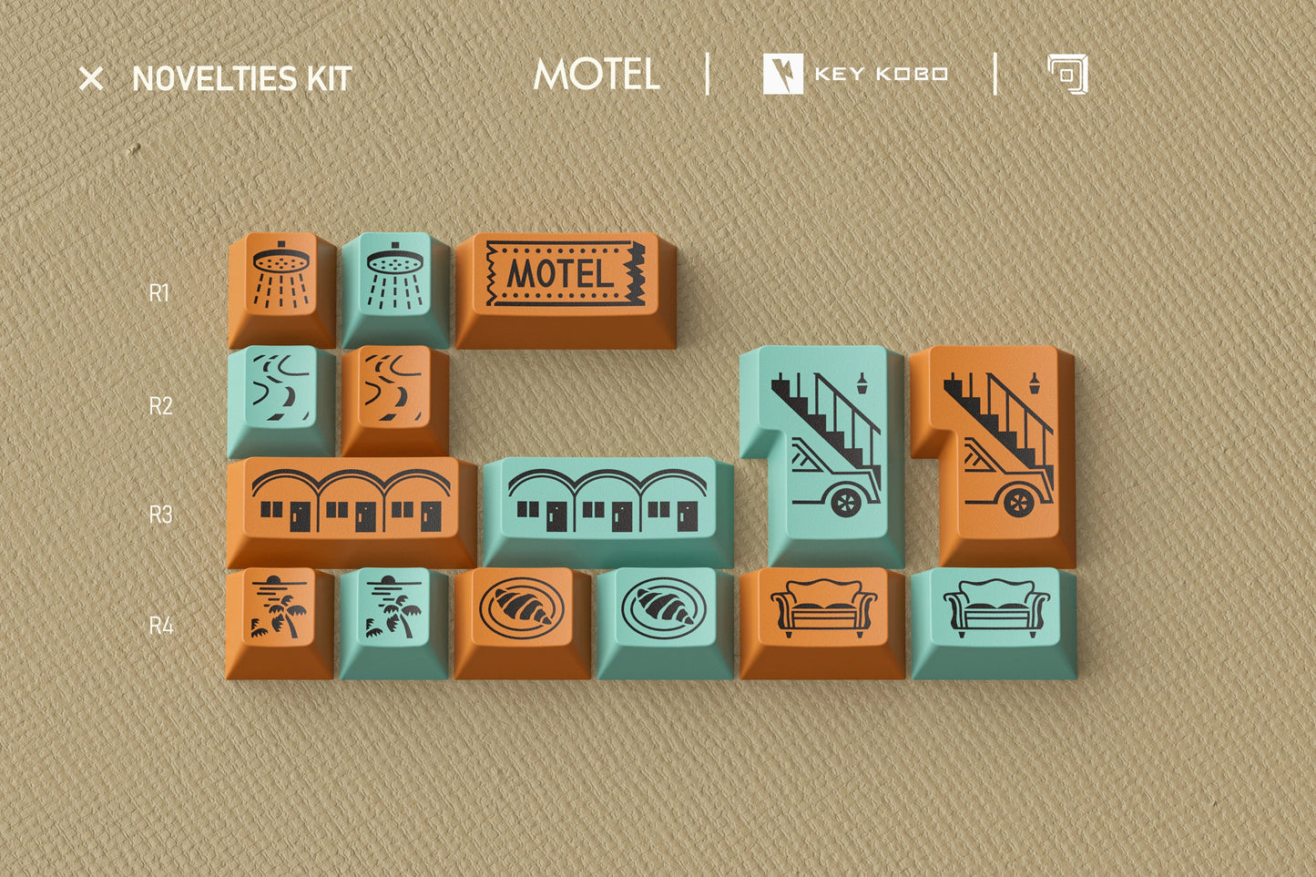 KeyKobo Motel Keycap Set
