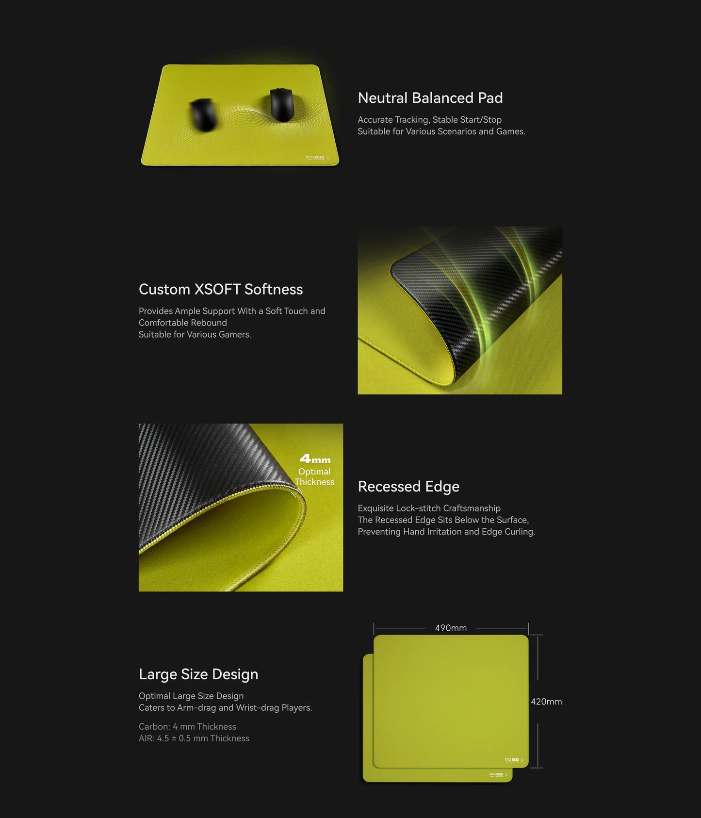 ATK Sky 99G eSport Gaming Mousepad