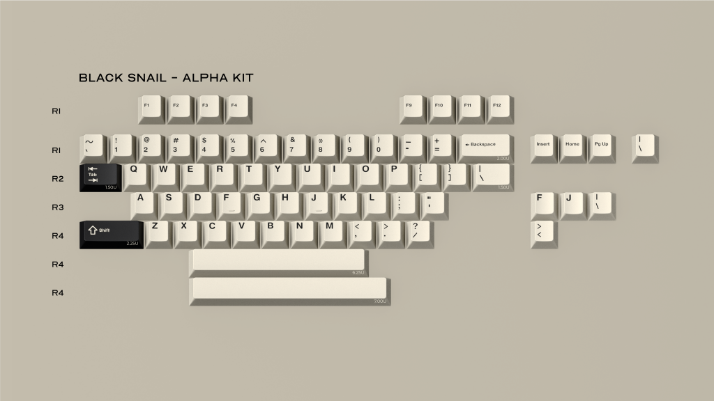 GMK Black Snail