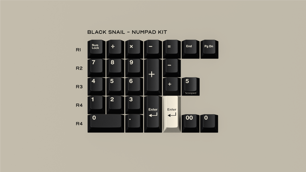 GMK Black Snail