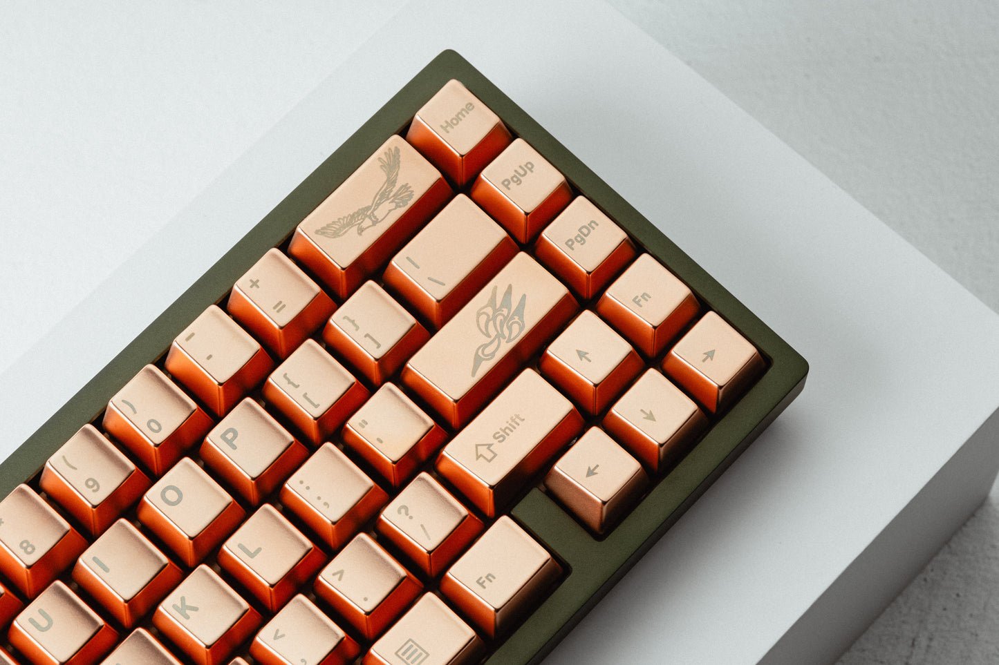 [GB] Awekeys Copper Eagle Full Metal Keycaps Set