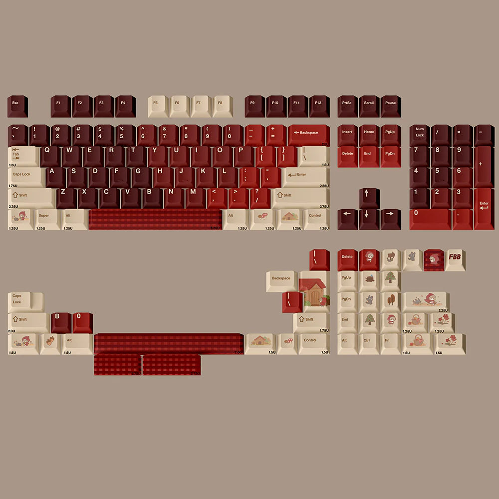 [FBB] Little Red Riding Hood Keycaps (Pre-Order)