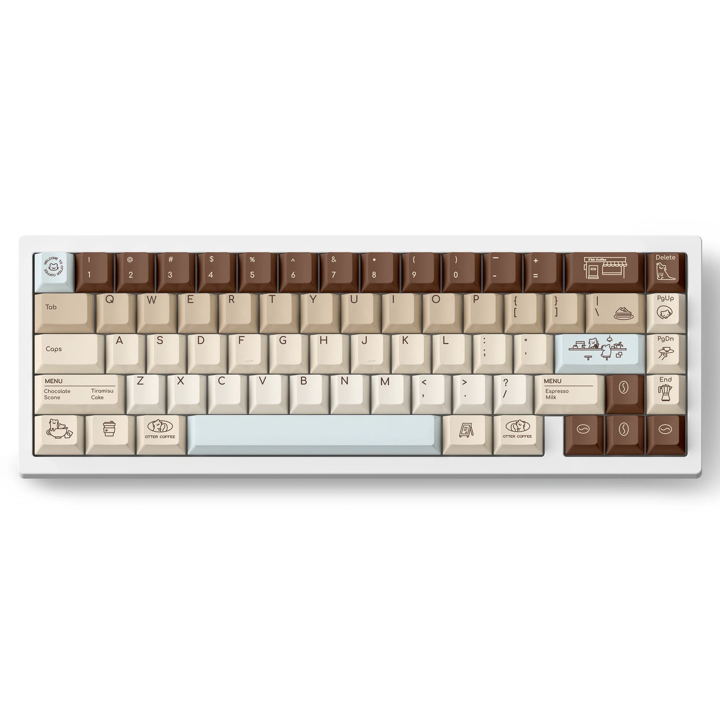 [FBB] Otter Coffee Keycaps (Pre-Order)