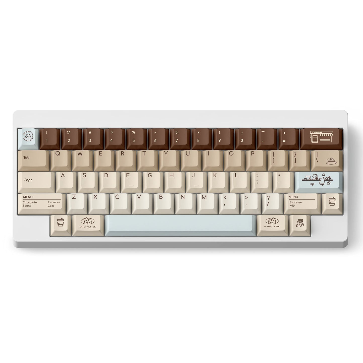 [FBB] Otter Coffee Keycaps (Pre-Order)