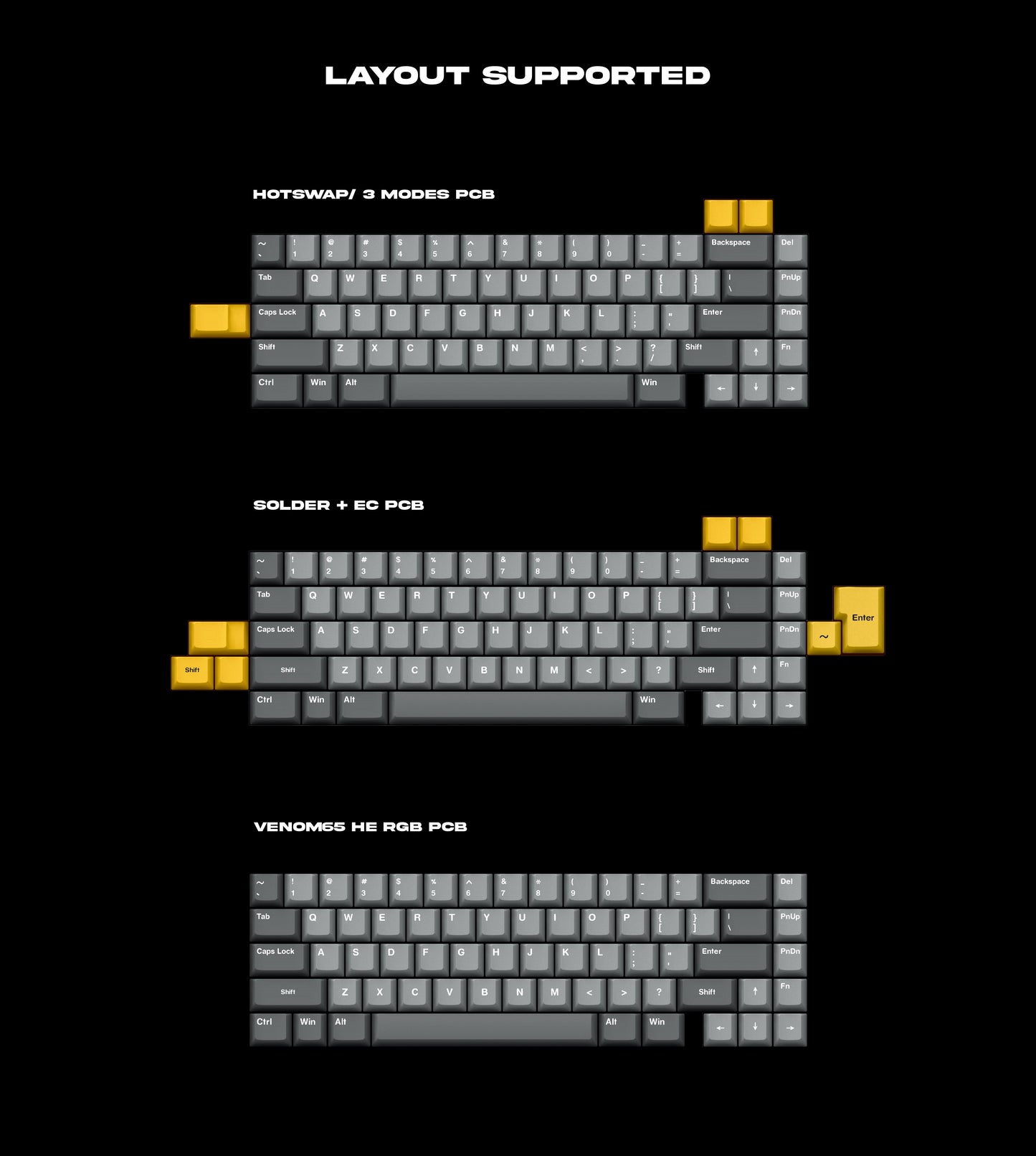 [GB] Kraze65 - Extra PCB