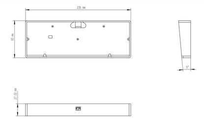 YMD Air40 Walnut Keyboard Kit