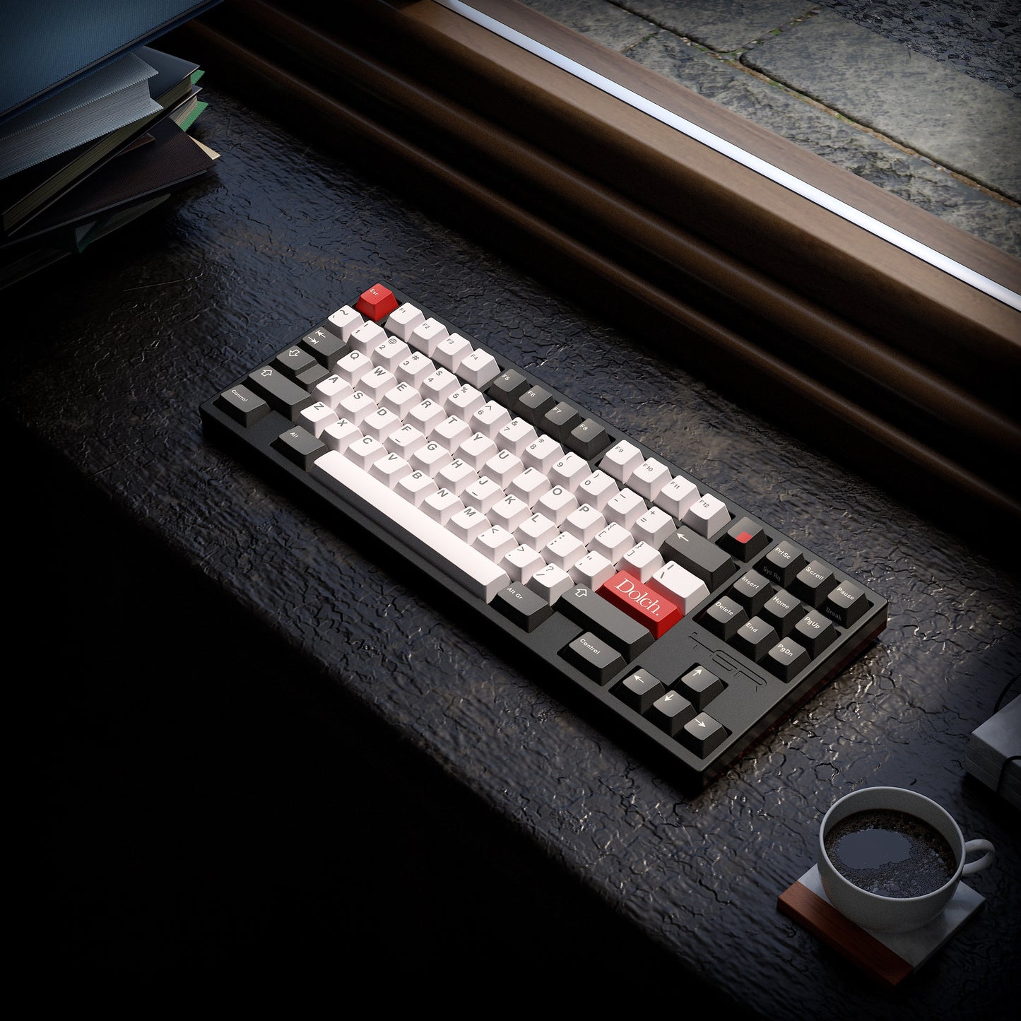 [Pre-Order] GMK CYL Monochrome Dolch