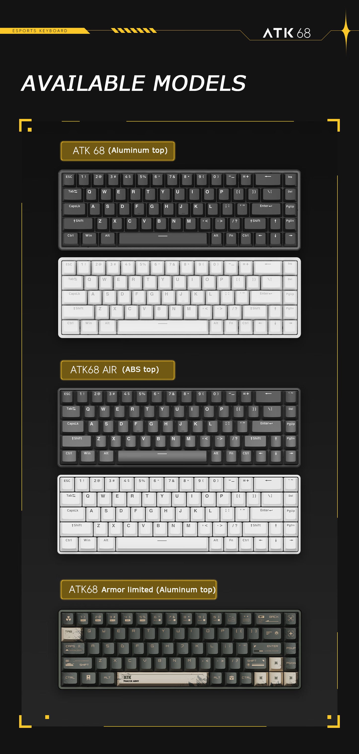 ATK68 Air - Hall Effect Keyboard