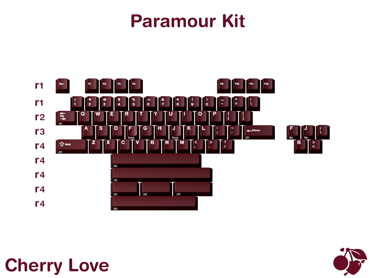 [Group Buy] GMK Cherry Love