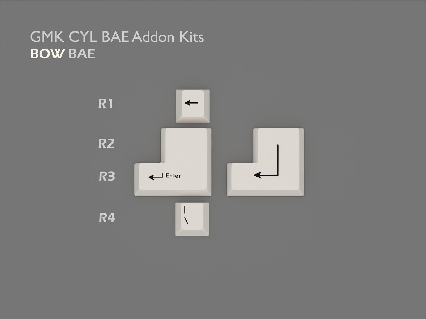 [Group Buy] GMK CYL Bae Addons Kit