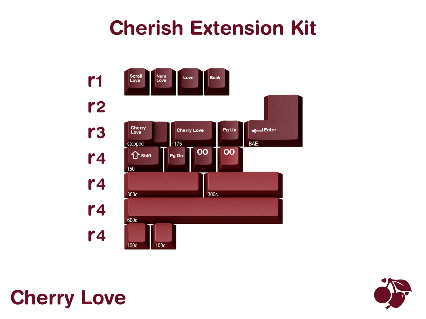 [Group Buy] GMK Cherry Love
