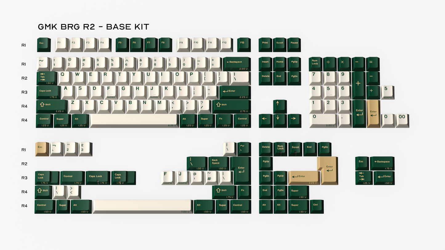 [Group Buy] GMK British Racing Green R2