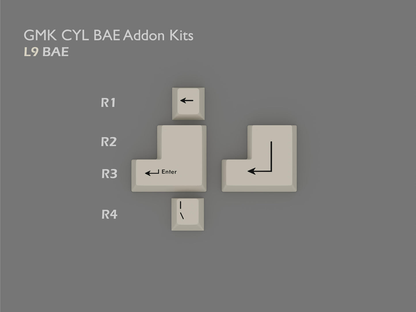 [Group Buy] GMK CYL Bae Addons Kit