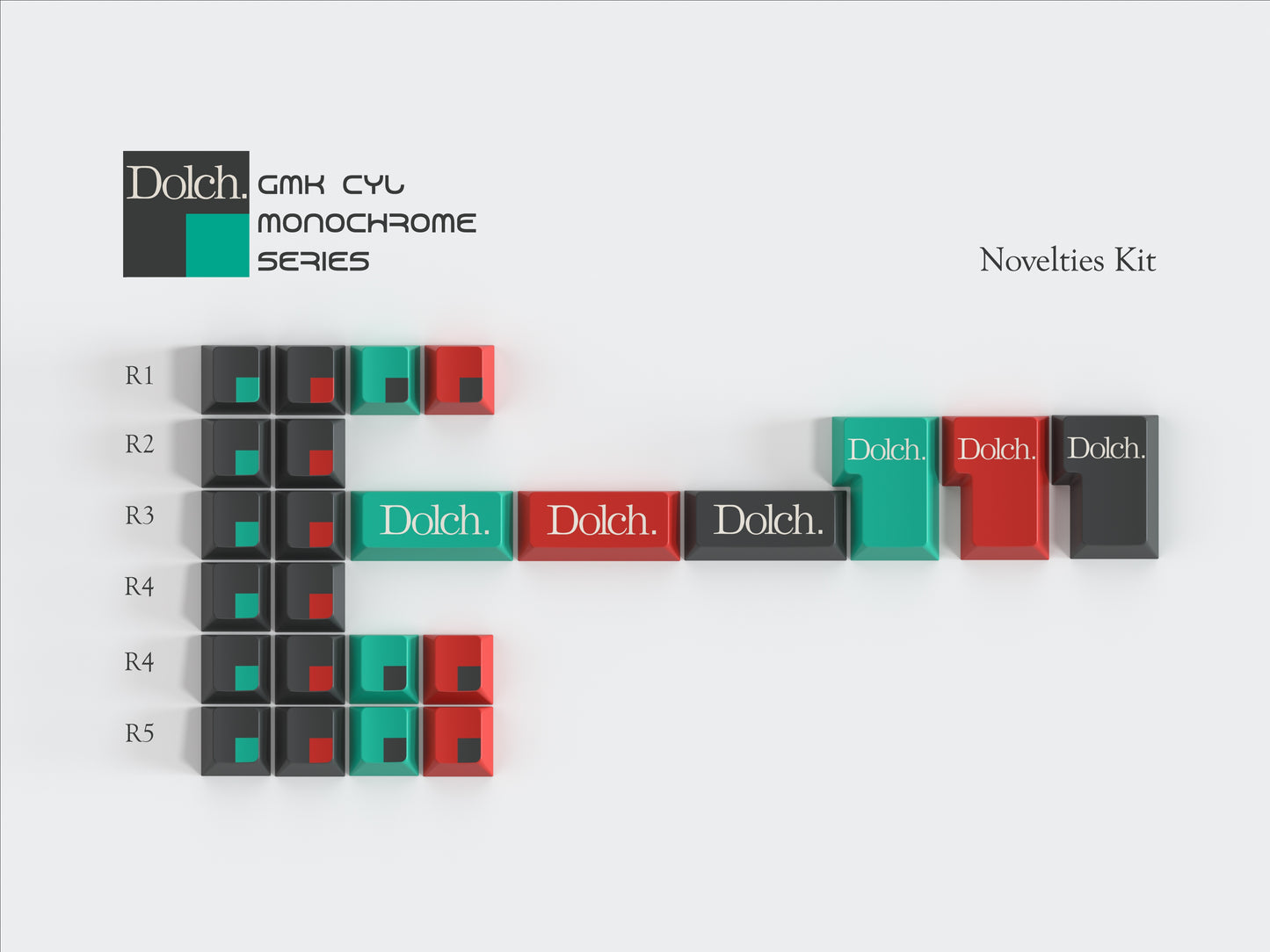 [Pre-Order] GMK CYL Monochrome Dolch