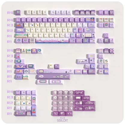 [SoulCat] Videogame Cat Keycaps