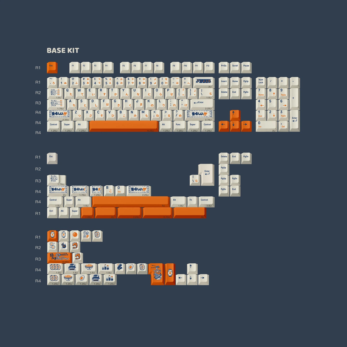 [FBB] Ramen JP Keycaps (Pre-Order)