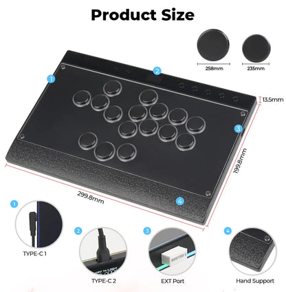 Haute42 Leverless Controller Arcade Stick