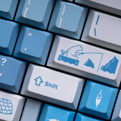 [FBB] Polar Bear Keycaps