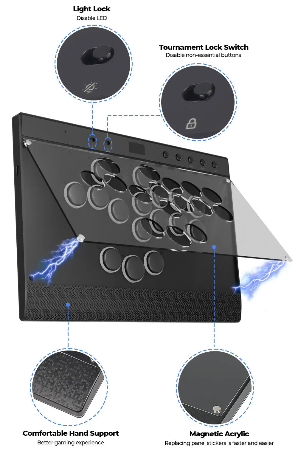 Haute42 Leverless Controller Arcade Stick