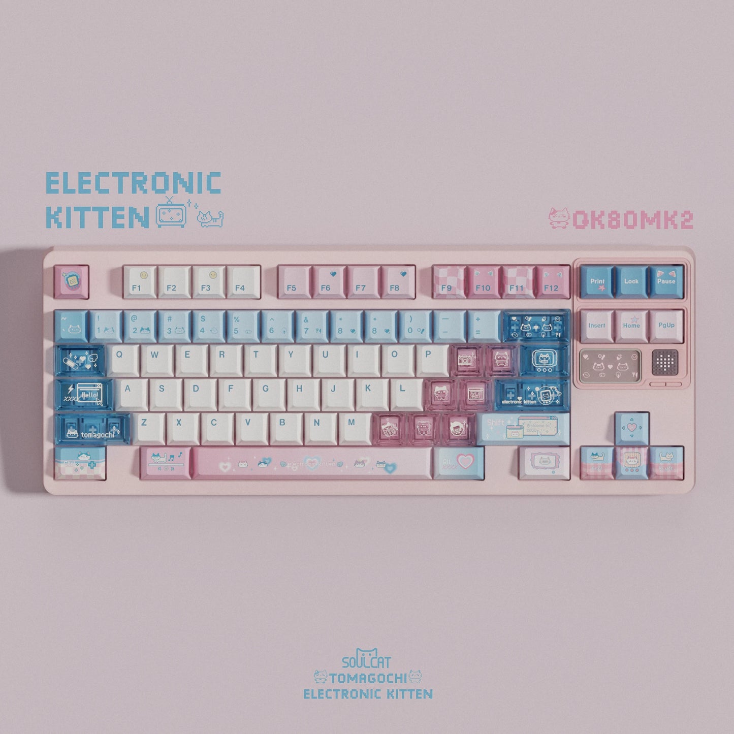 [SoulCat] Electronic Kitten Keycaps (Pre-Order)