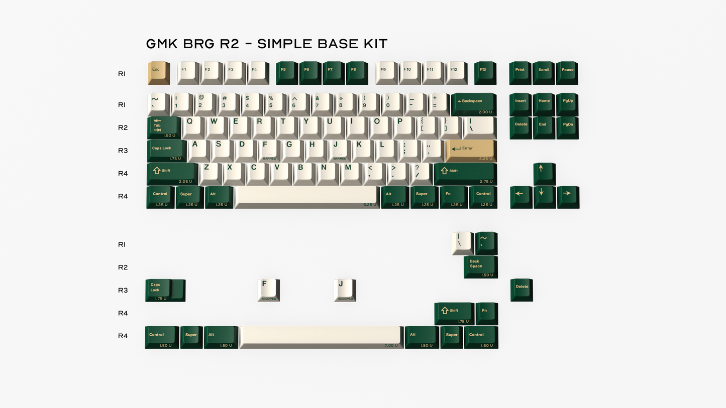 [Group Buy] GMK British Racing Green R2