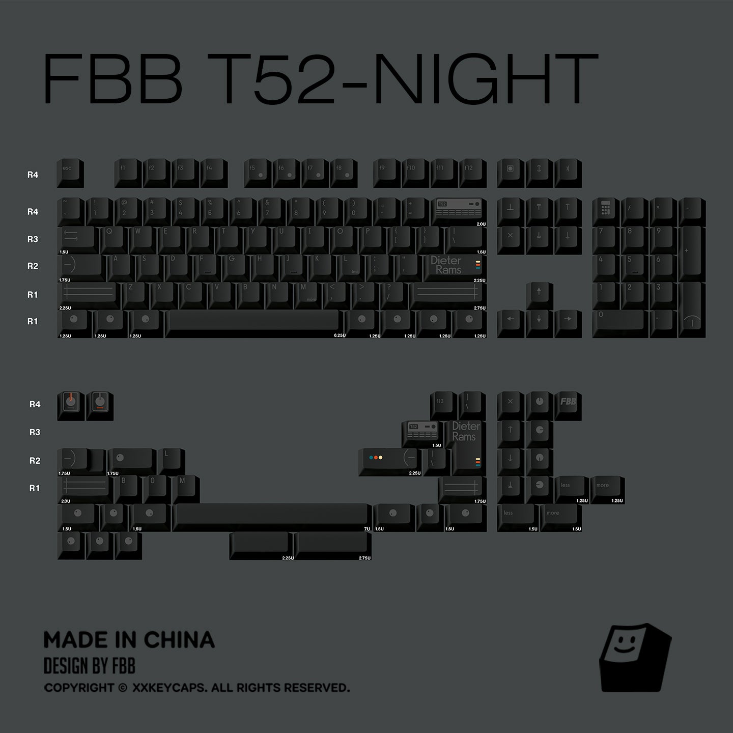 [FBB] T52 Night Keycaps (Pre-Order)