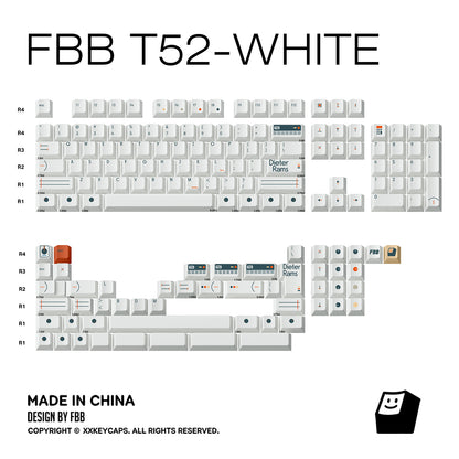 [FBB] T52 White Keycaps