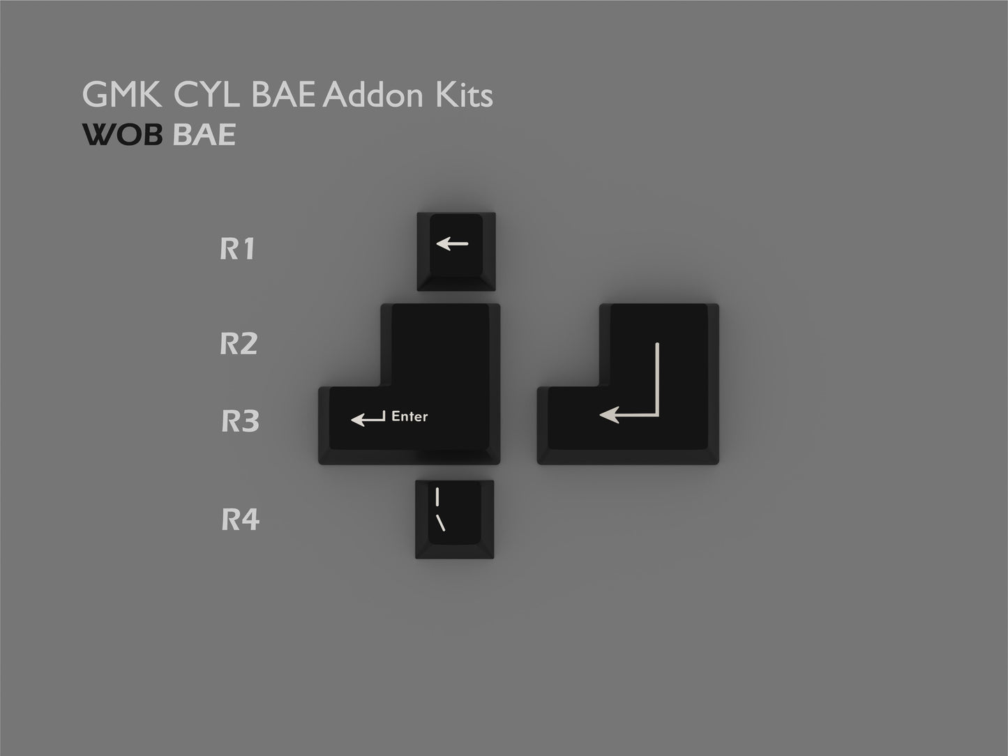 [Group Buy] GMK CYL Bae Addons Kit