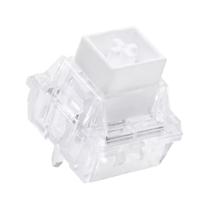 Hall effect switch pack, clear translucent plastic housings and pins