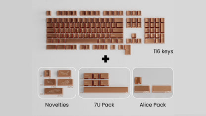 [EXTRAS] Awekeys Copper Eagle Full Metal Keycaps Set