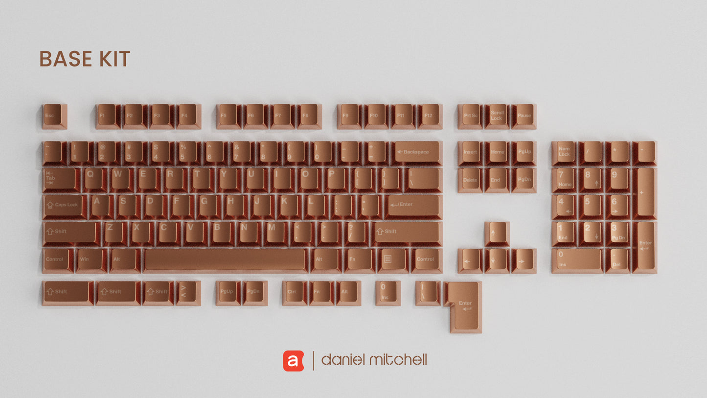 [GB] Awekeys Copper Eagle Full Metal Keycaps Set