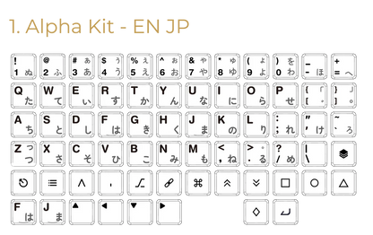 Chocfox BOW CFX Choc Keycap Set