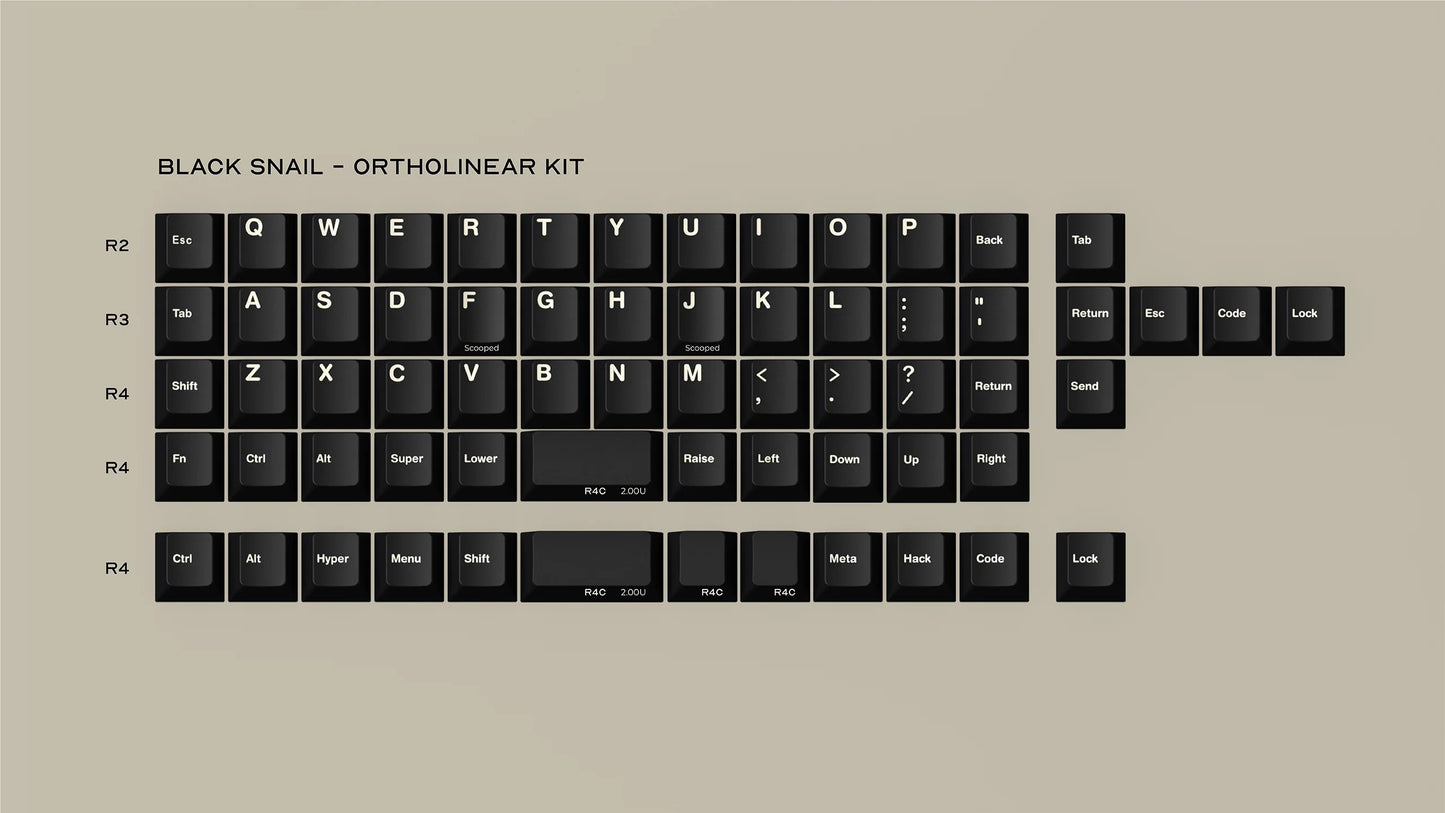 GMK Black Snail [Pre-Order]