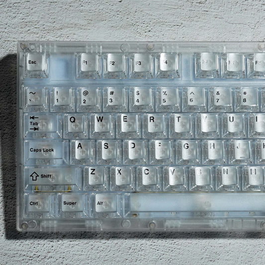SW Transparent & Black Keycaps