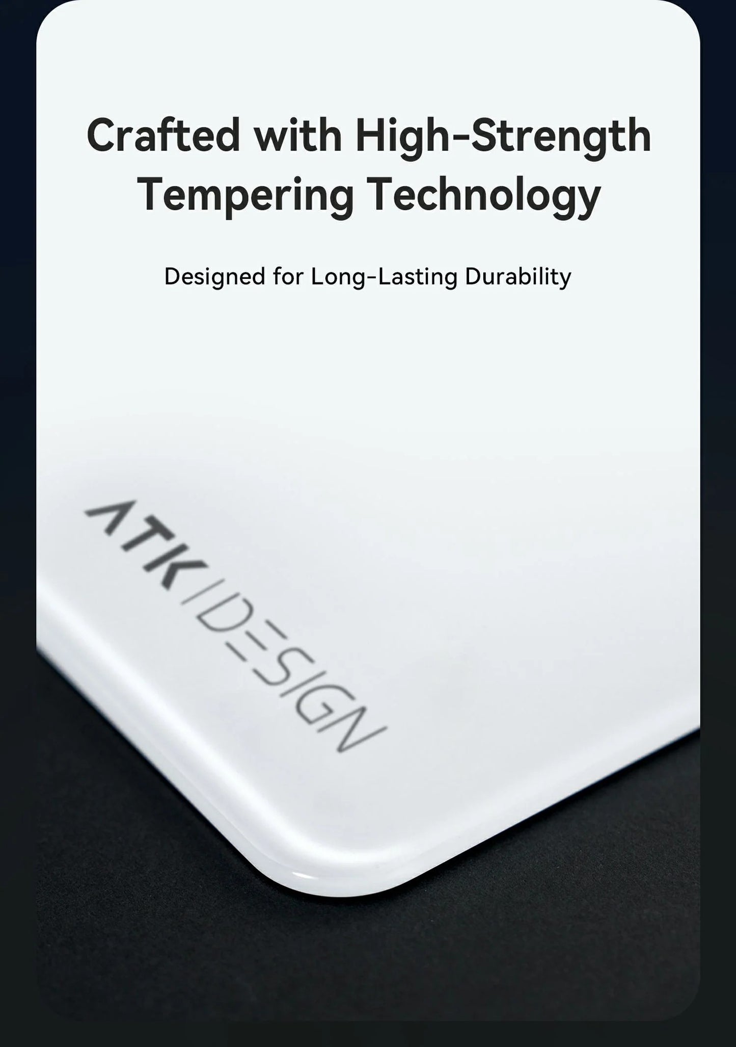 [Pre-Order] ATK Micro-Etched Glass Mousepad