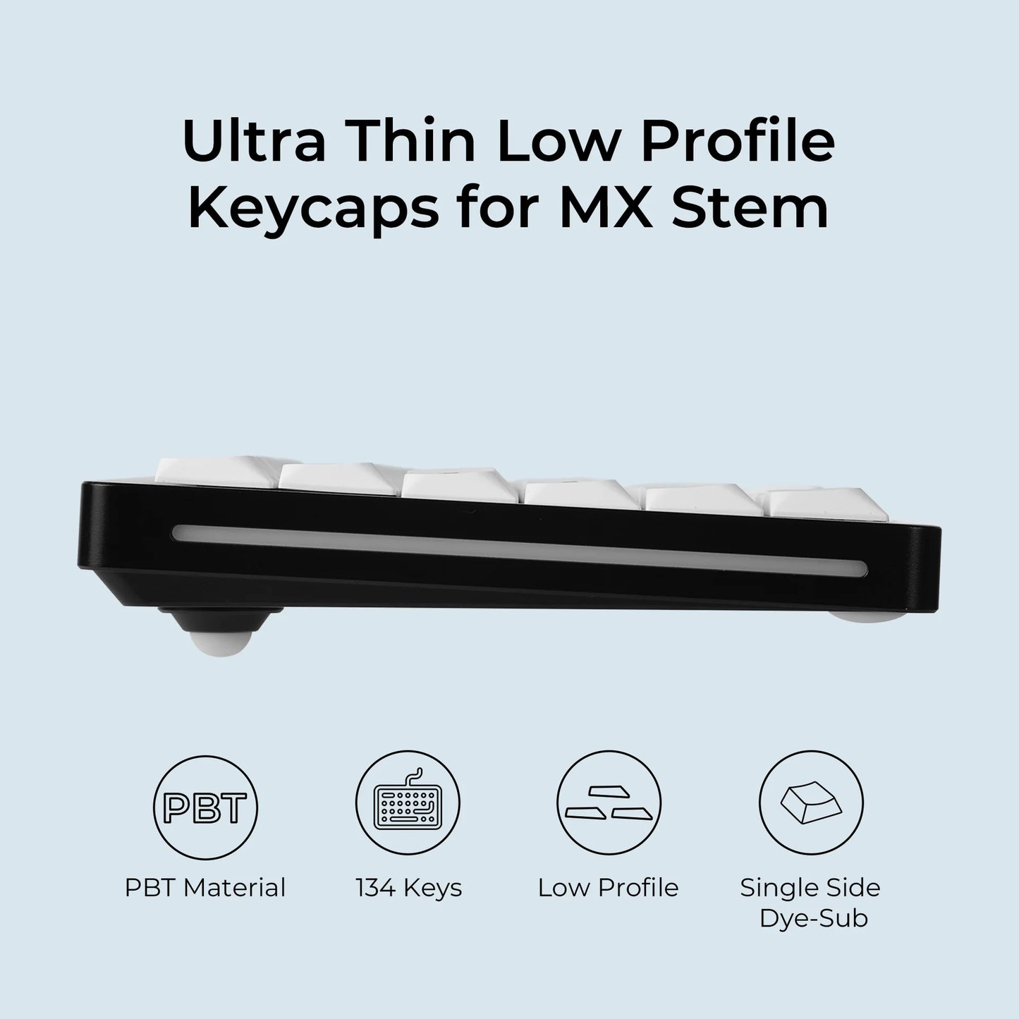 CFX MX BoW Low Profile Keycaps - 134 Keys