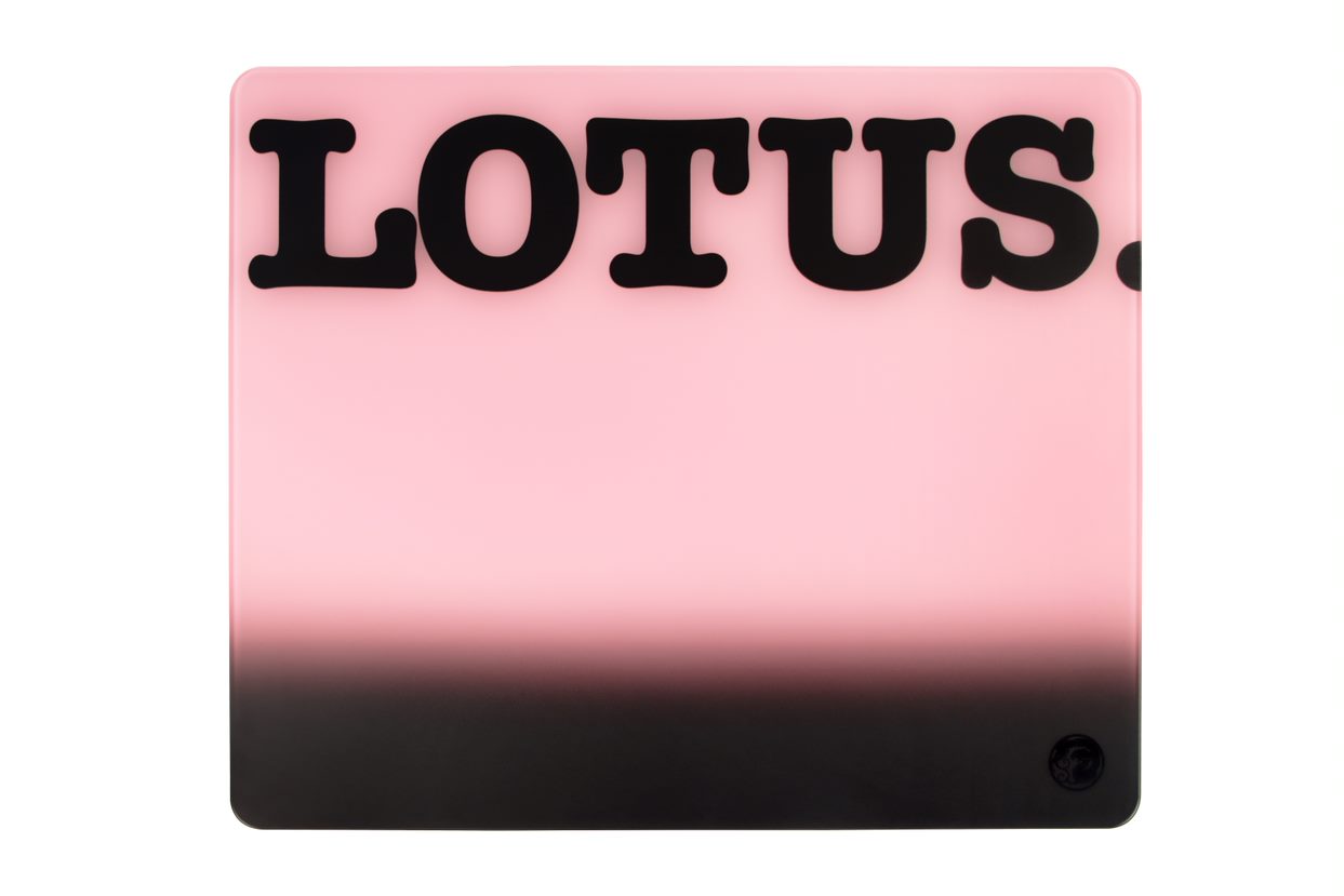 ESPTiger Lotus Glass Mousepad BLACK/AGL editions