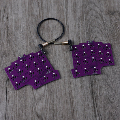 YMDK Split Keyboard Split36 With Case